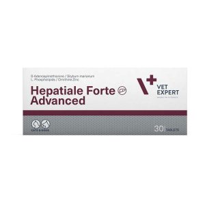 VetExpert Hepatiale Forte Advanced Συμπλήρωμα Διατροφής Σκύλου & Γάτας 30 tabs