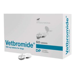 DOMES PHARMA Vetbromide 600mg 60Tabs - Υποστήριξη στη Διαχείριση Επιληπτικών Κρίσεων σε Σκύλους