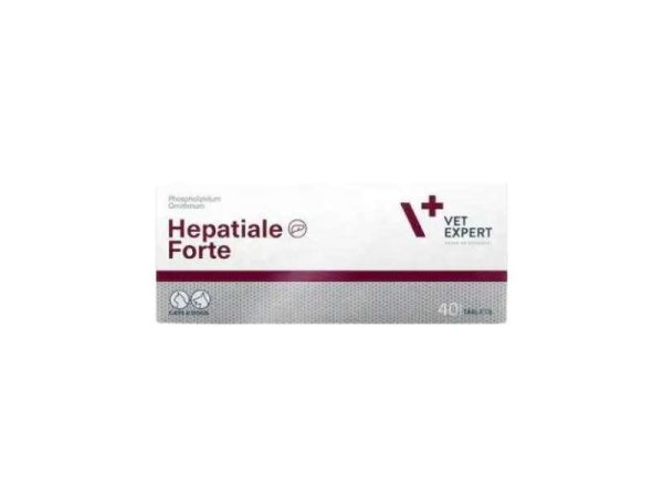 Vet Expert Hepatiale Forte 40 Tabs - Συμπλήρωμα Διατροφής για Γάτες και Σκύλους σε Δισκία