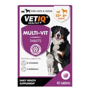 VETIQ MULTI-VIT CATS + DOGS 45TB – Πολυβιταμίνη για Σκύλους & Γάτες