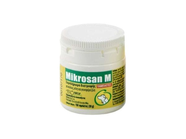 MIKROSAN M 150 TBL – Συμπλήρωμα Διατροφής για Σκύλους & Γάτες