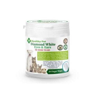 Healthy Pet Diamond White Eyes & Ears – 50 Finger Wipes | Μαντηλάκια Δακτύλου για Μάτια & Αυτιά Σκύλων και Γατών